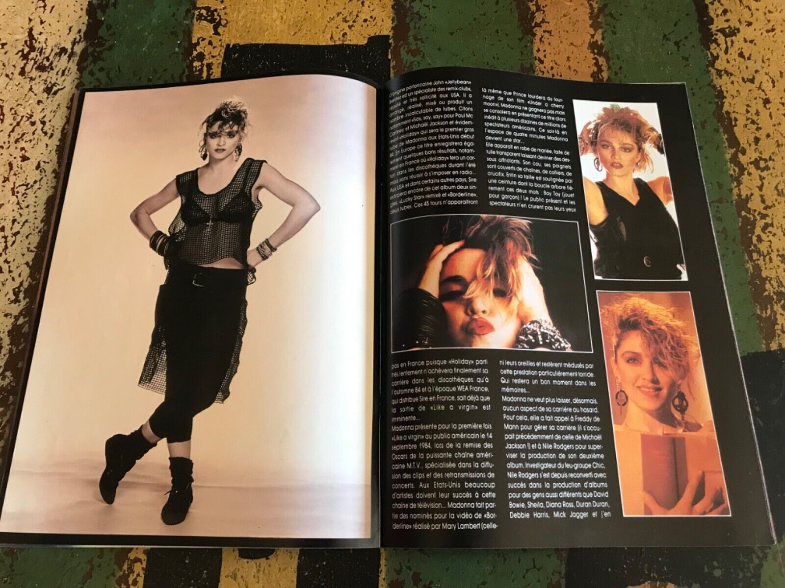 Madonna Rock Music 1987 Special Magazine France