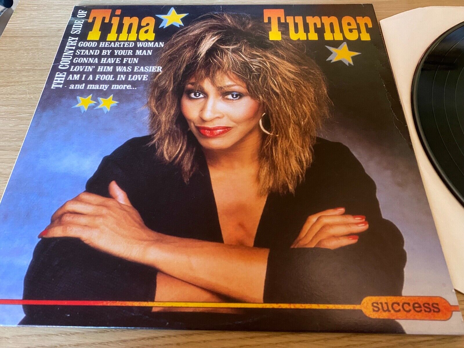 TINA TURNER THE COUNTRY SIDE OF TINA TURNER MINT 16 TRACK ITALIAN PRESS LP SIAE*