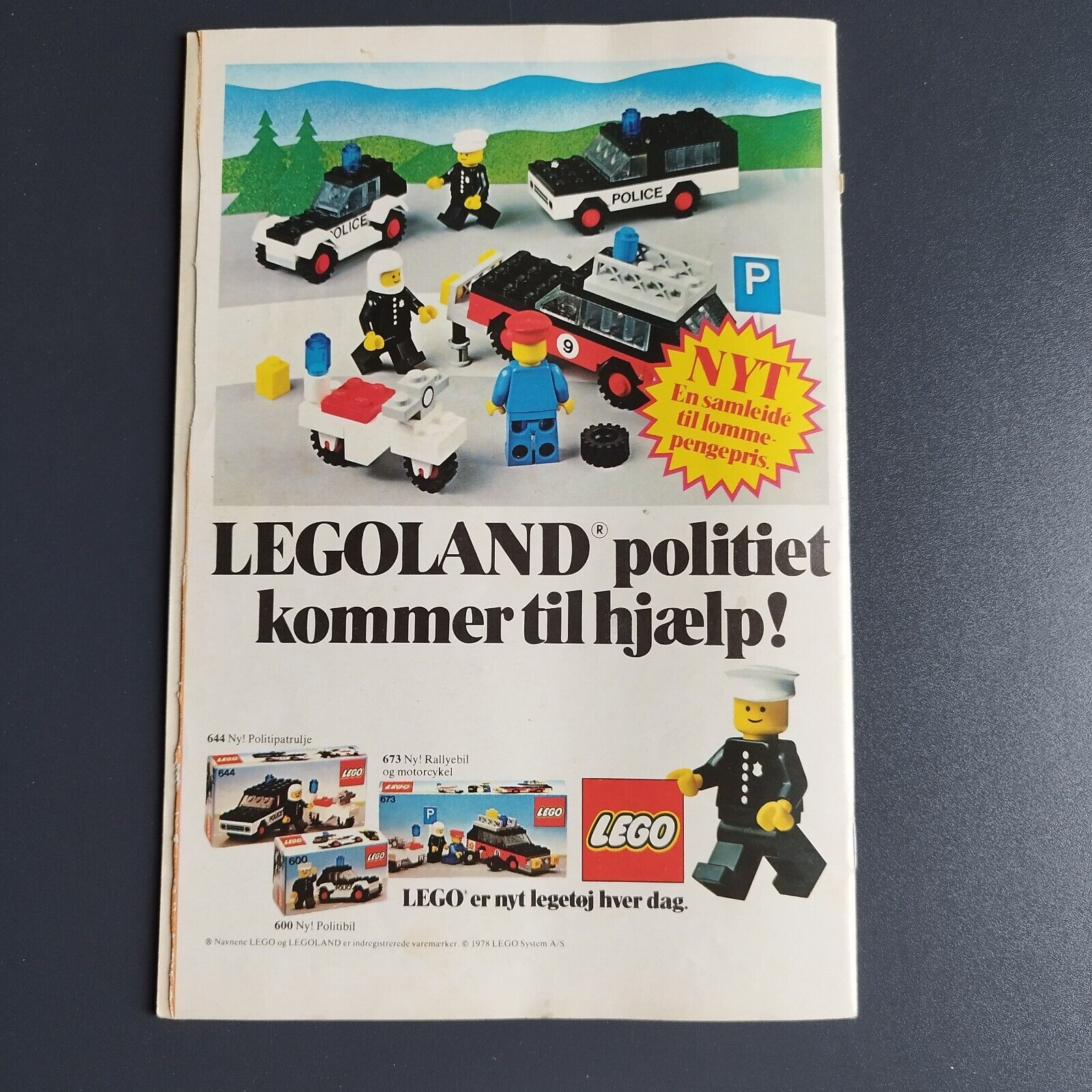 Lego and Airfix  ads in a Danish "Donald Duck" mag. no 3 / 1978