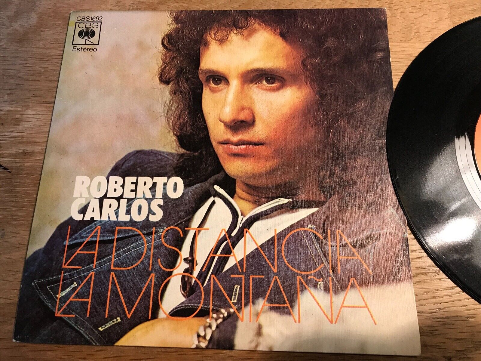 ROBERTO CARLOS "LA DISTANCIA / MA MONTANA" 1973 CBS MADRID SPAIN 1 PRESSING OOP