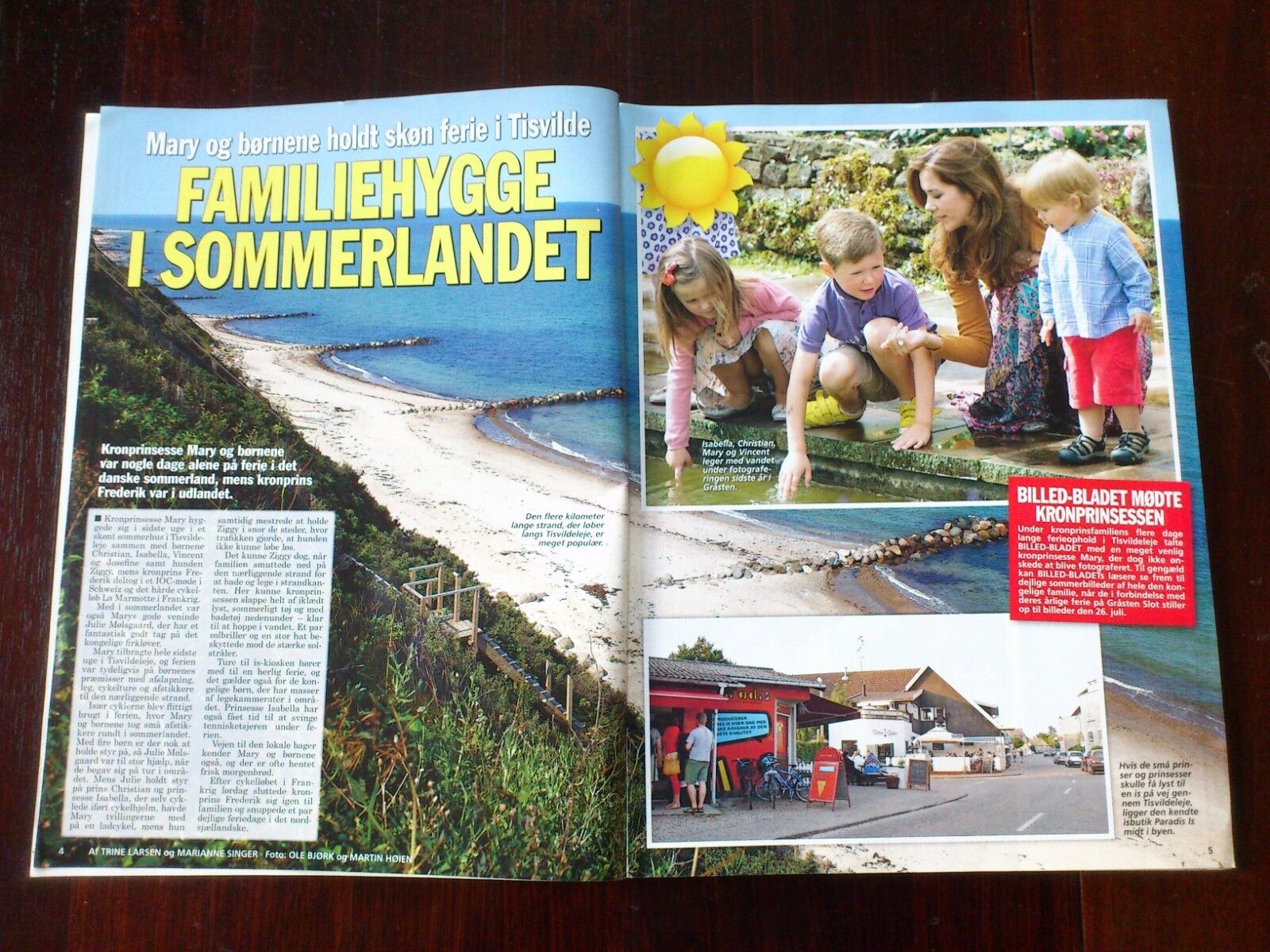 Danish magazine "Billed Bladet" Mostly about Royals and TV/Film starsNo 28/2013