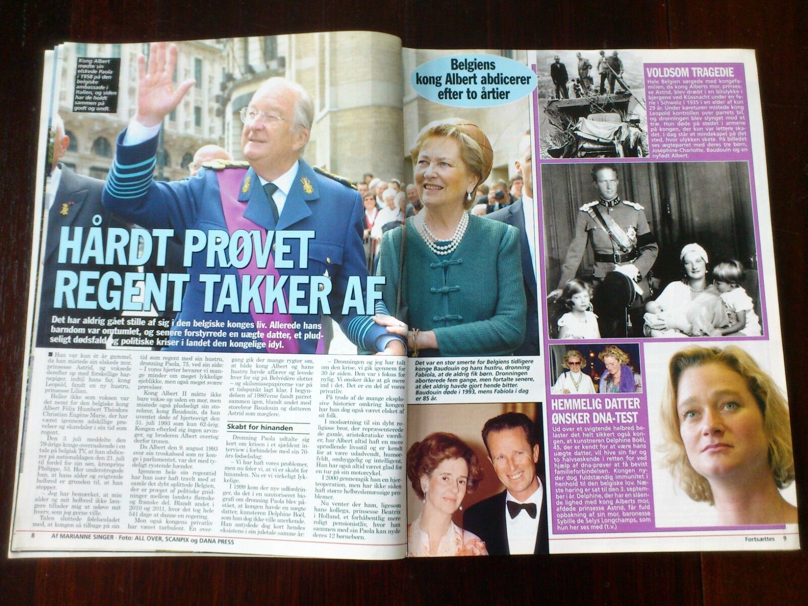 Danish magazine "Billed Bladet" Mostly about Royals and TV/Film starsNo 28/2013