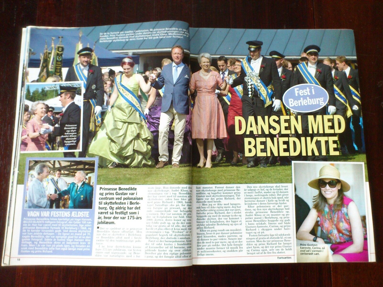 Danish magazine "Billed Bladet" Mostly about Royals and TV/Film starsNo 28/2013