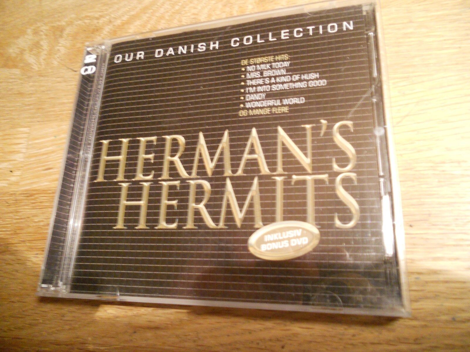 HERMAN´S HERMITS OUR DANISH COLLECTION 20 TRACKS RARE CD  BONUS DVD SET RARE***