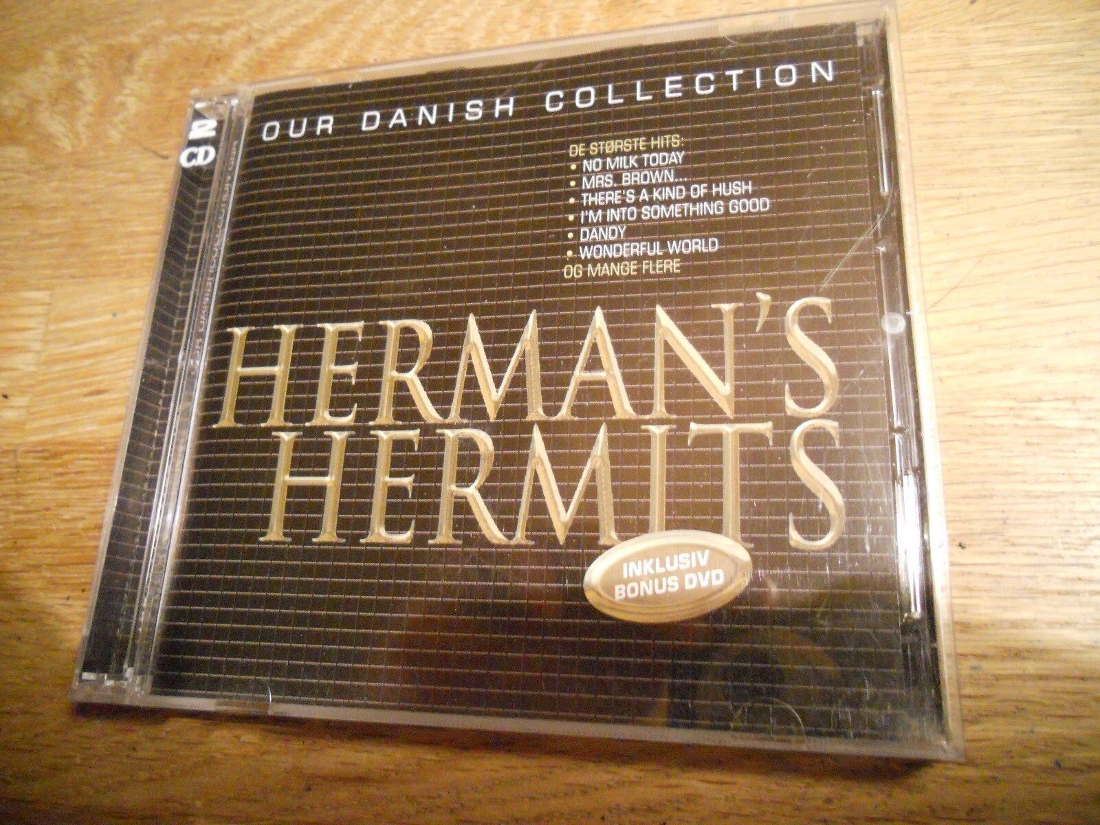 HERMAN´S HERMITS OUR DANISH COLLECTION 20 TRACKS RARE CD  BONUS DVD SET RARE***