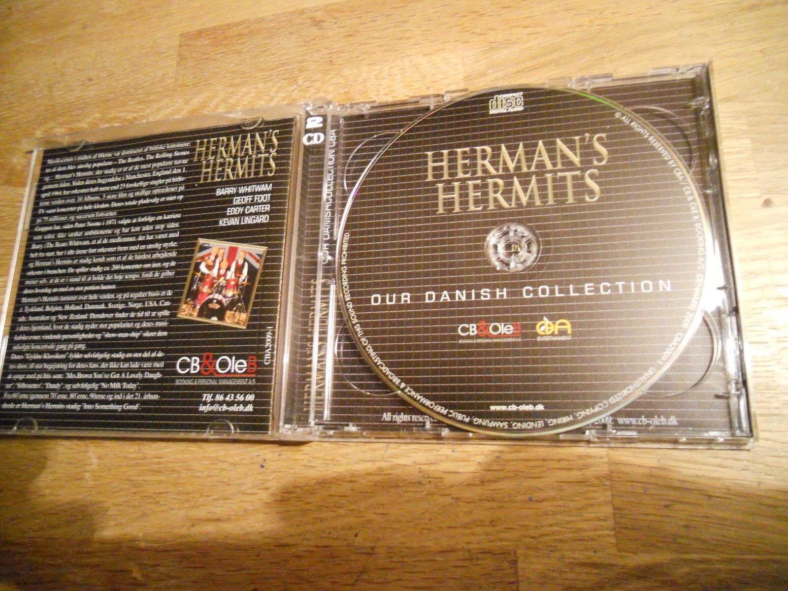 HERMAN´S HERMITS OUR DANISH COLLECTION 20 TRACKS RARE CD  BONUS DVD SET RARE***