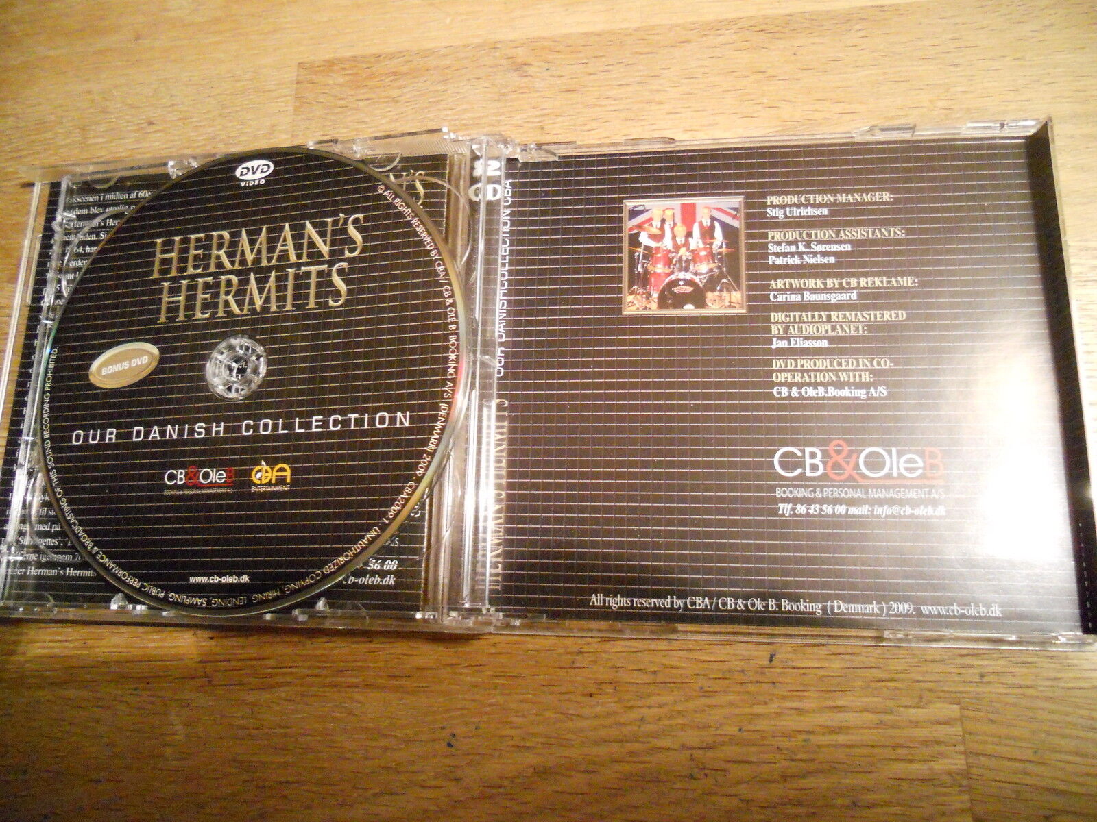 HERMAN´S HERMITS OUR DANISH COLLECTION 20 TRACKS RARE CD  BONUS DVD SET RARE***