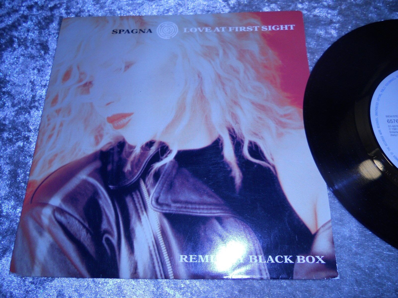 SPAGNA "LOVE AT FIRST SIGHT" REMIX DUTCH PRESSED 1991 SINGLE EPIC RECORDS SCARCE