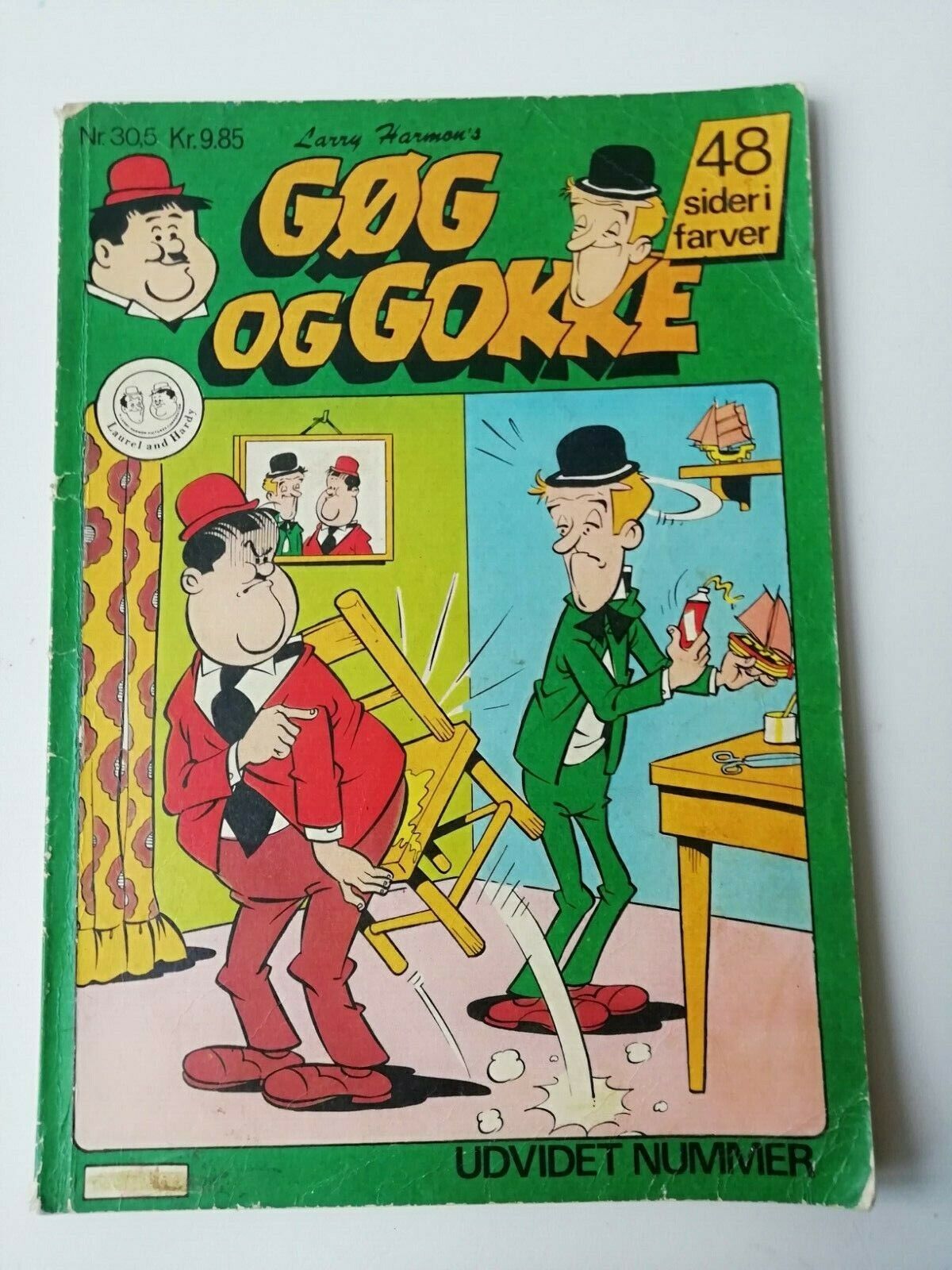 "Gøg og Gokke" - Laurel and Hardy1980 Danish comic book