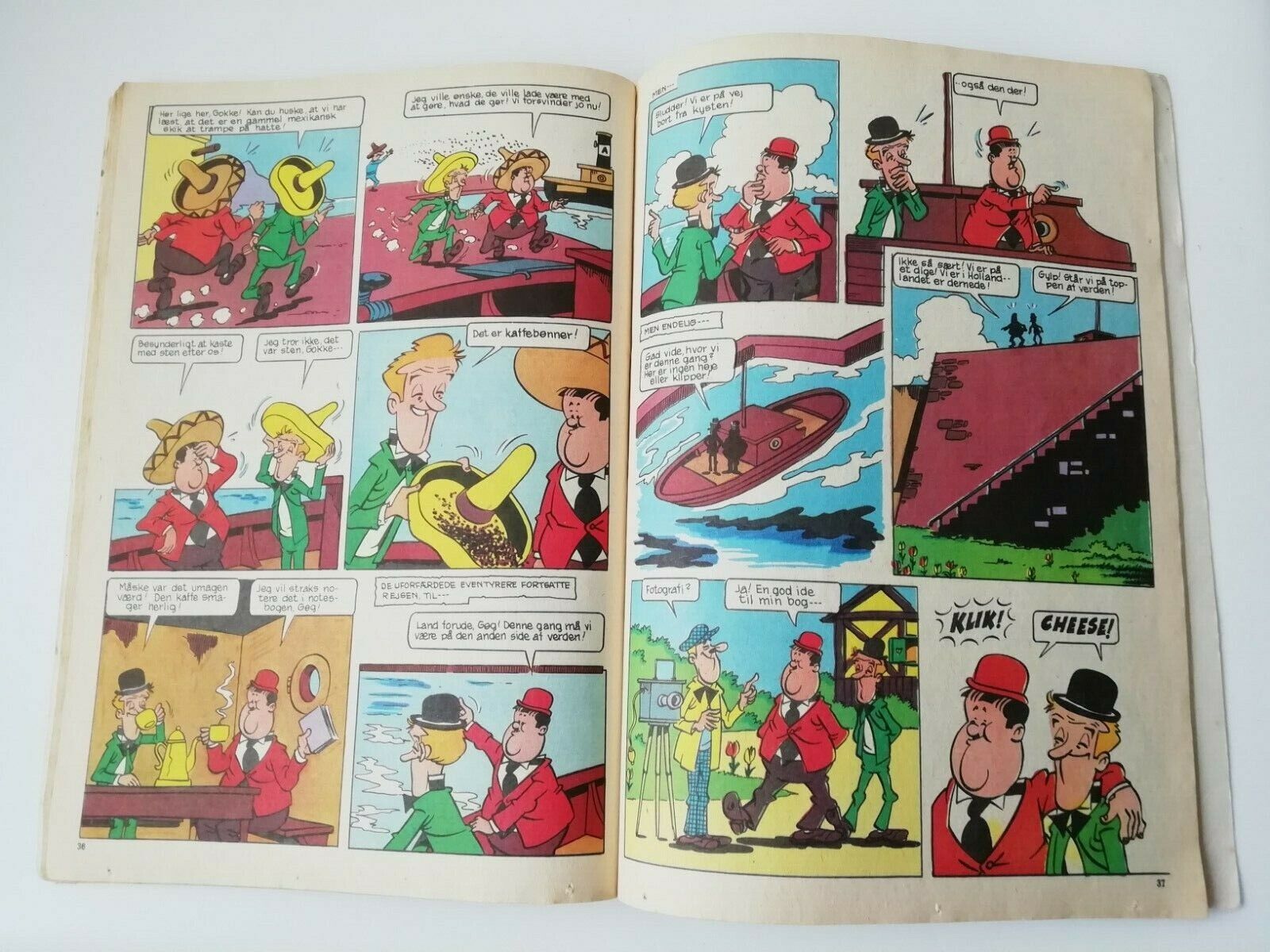 "Gøg og Gokke" - Laurel and Hardy1980 Danish comic book