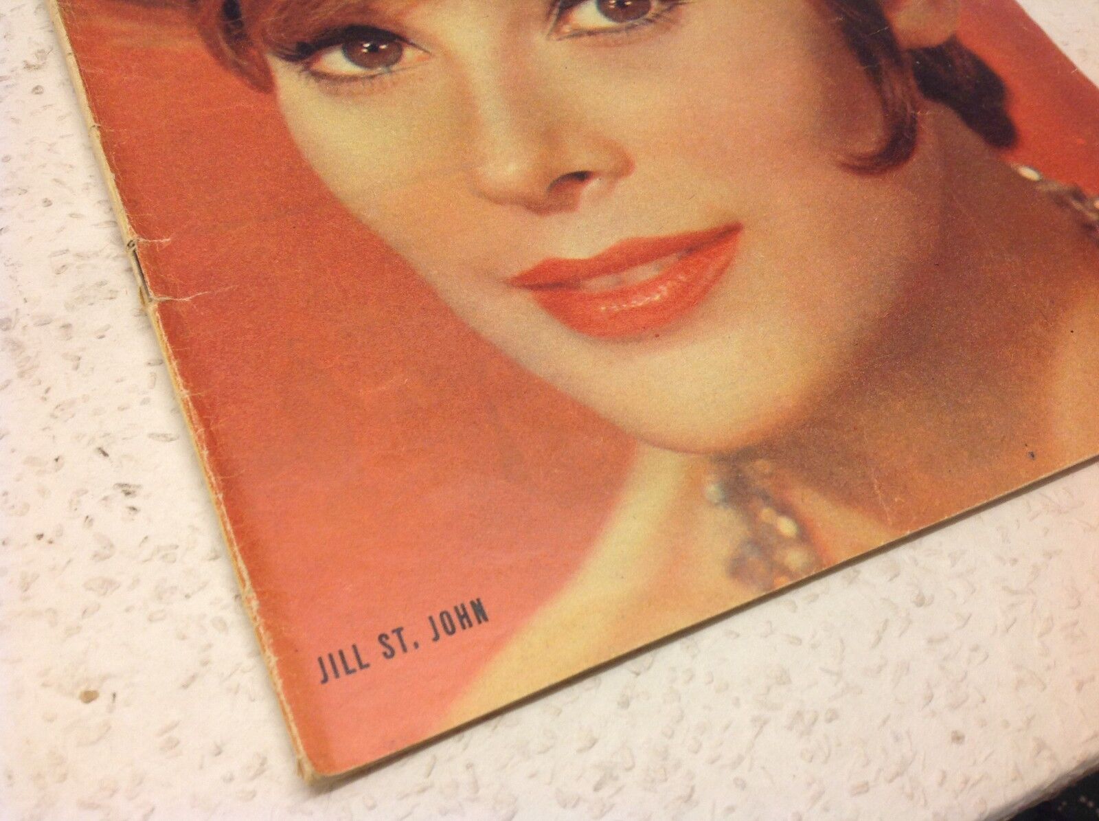 Jill St John Front Cover Photo Vintage Danish Magazine 1965 Dansk Familieblad