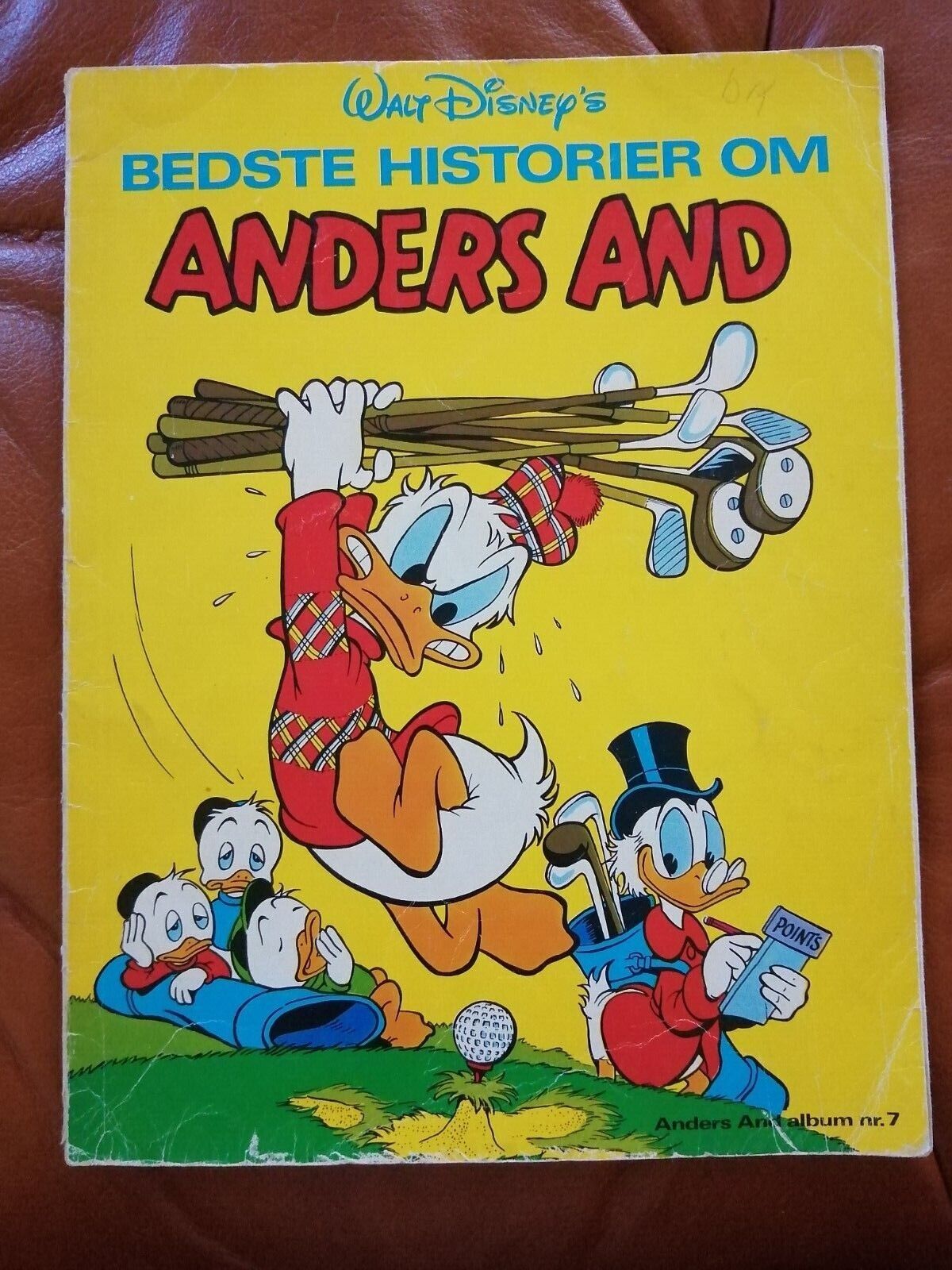 Denmarkcomic book"Bedste Historier Om Anders And"Donald DuckDisneyNo 7-1978