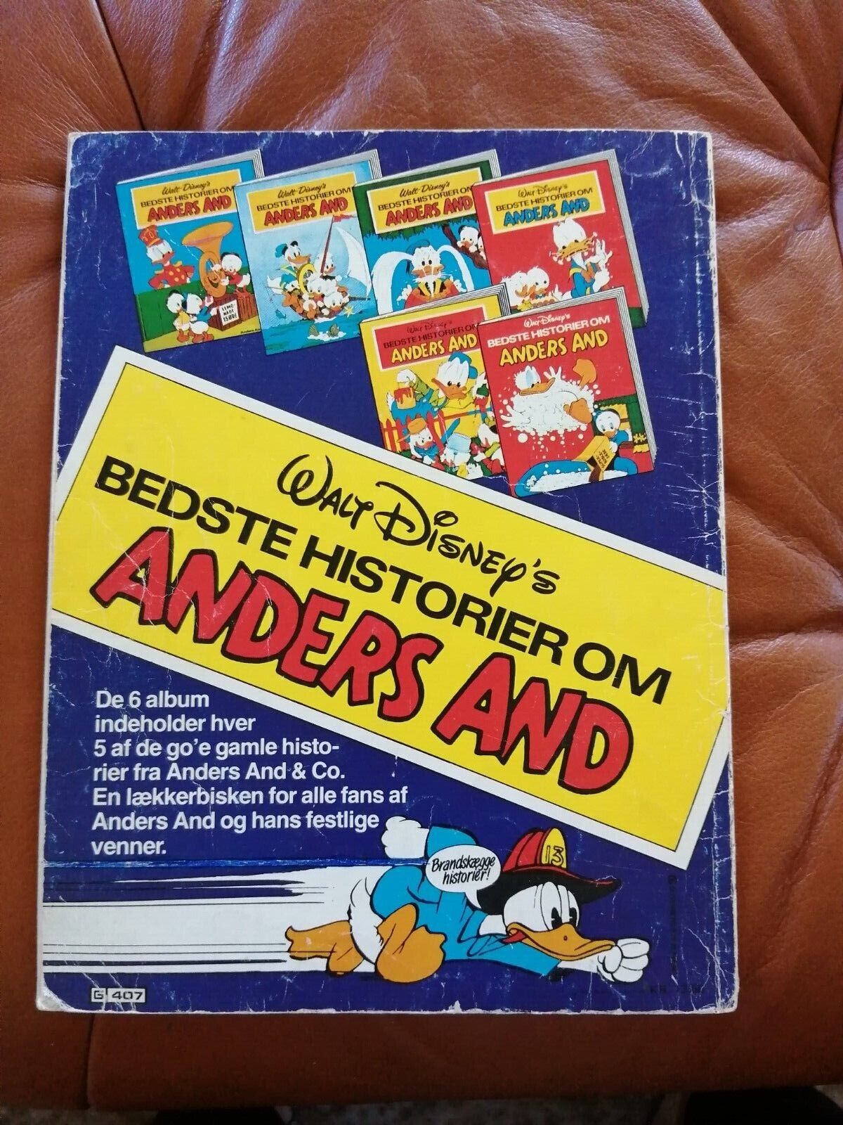 Denmarkcomic book"Bedste Historier Om Anders And"Donald DuckDisneyNo 7-1978