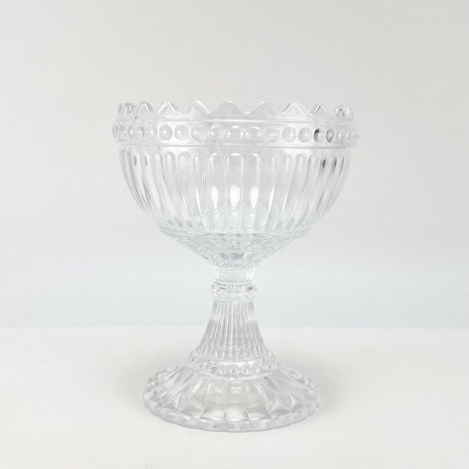 Finnish MCM Design Iittala Marimekko Mariskooli Serving Snack Bowl Votive Clear