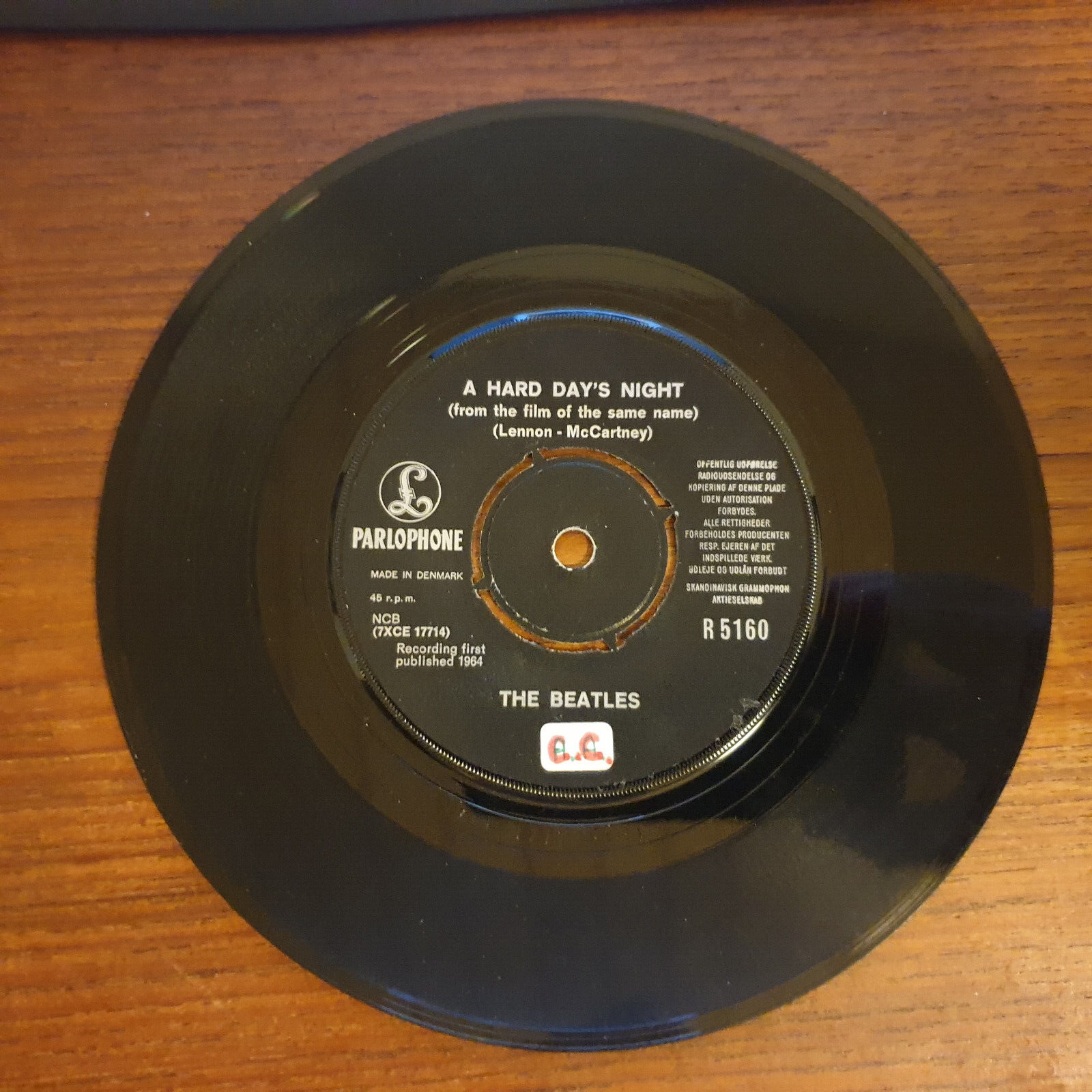 The Beatles – A Hard Day's Night / Things We Said Today 7" Vinyl