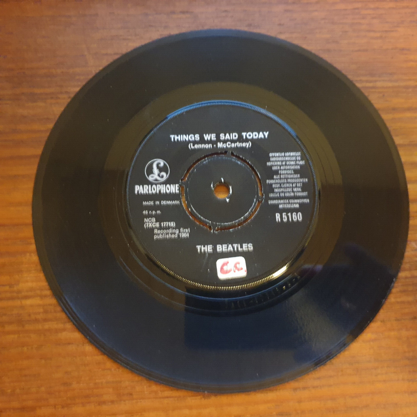 The Beatles – A Hard Day's Night / Things We Said Today 7" Vinyl