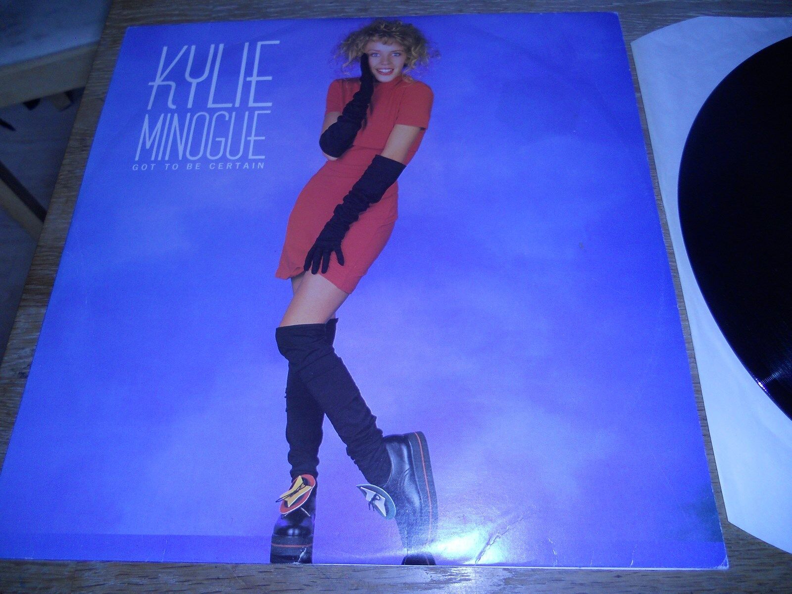 KYLIE MINOGUE "I GOT BE CERTAIN" 3 REMIXES USED SWEDISH 12" 1988 PWL NCB / BIEM*