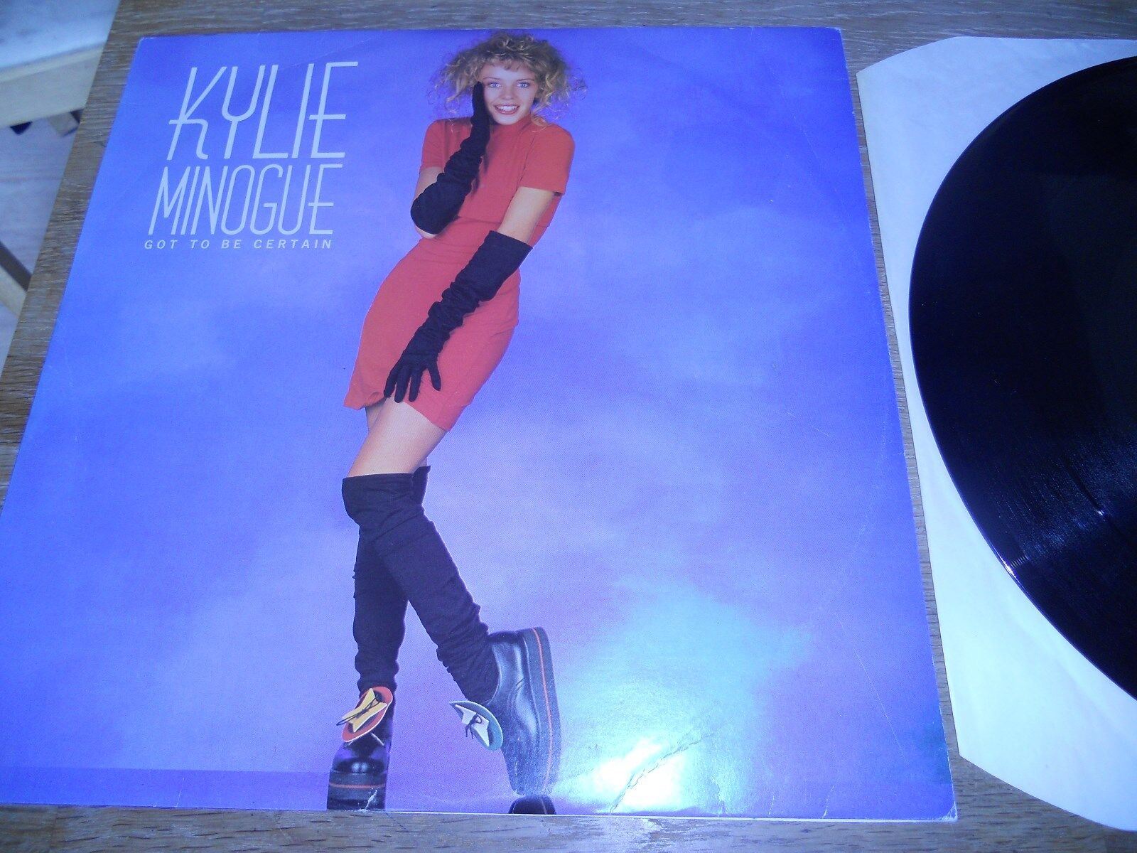 KYLIE MINOGUE "I GOT BE CERTAIN" 3 REMIXES USED SWEDISH 12" 1988 PWL NCB / BIEM*