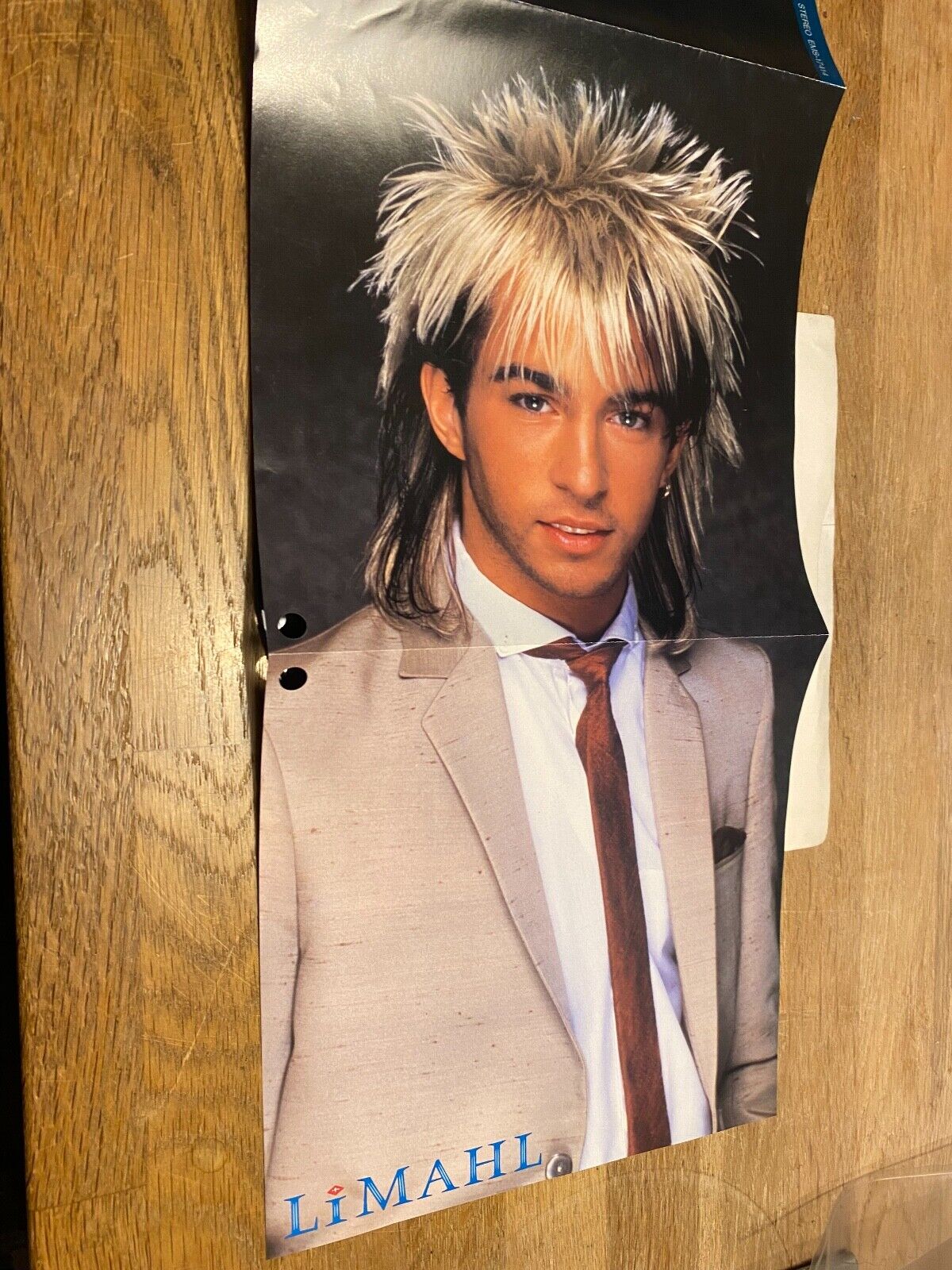 LIMAHL "ONLY FOR LOVE" EMI RECORDS 1983 JAPANESE PROMO POSTER EDITION VINYL 7 "