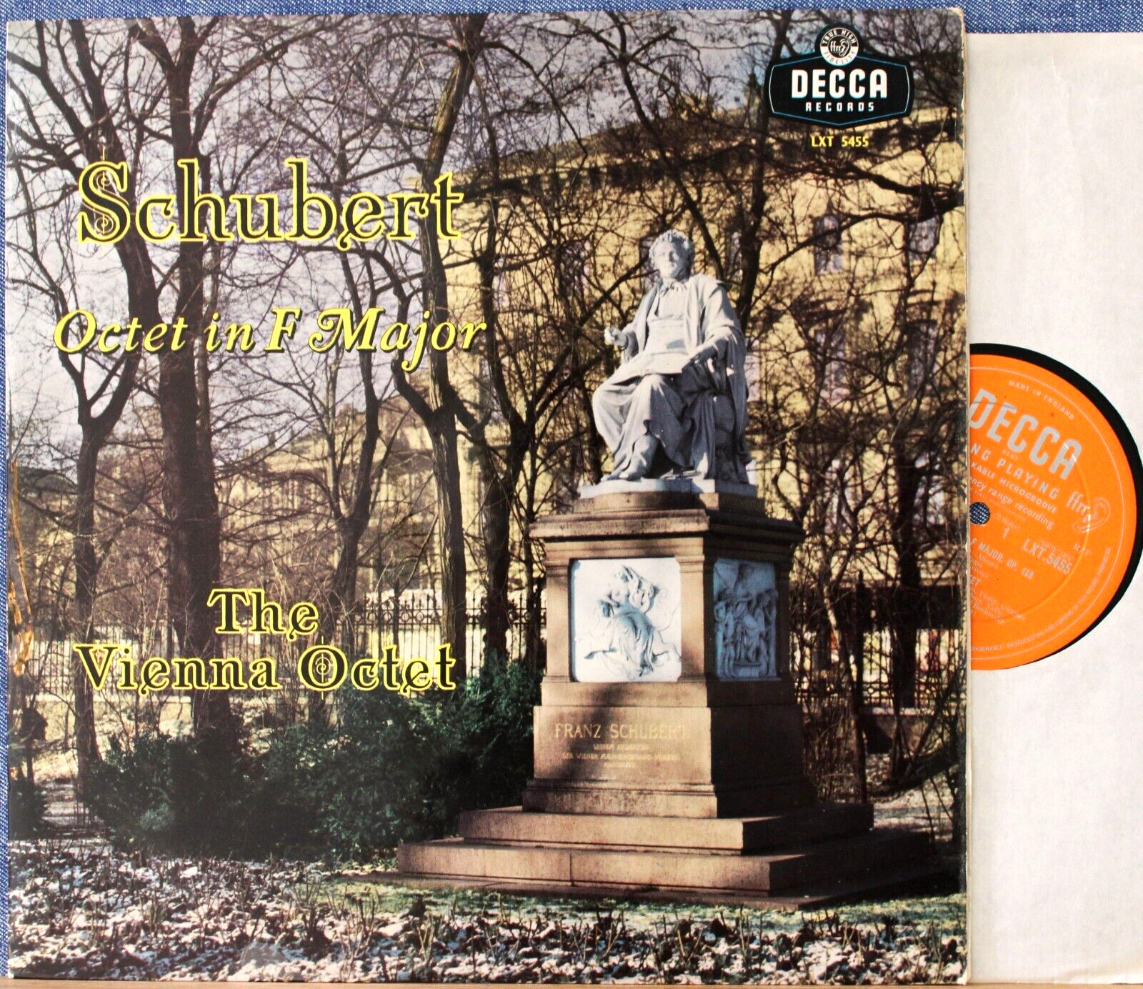 Vienna Octet Schubert (Octet) Decca LXT 5455 NM