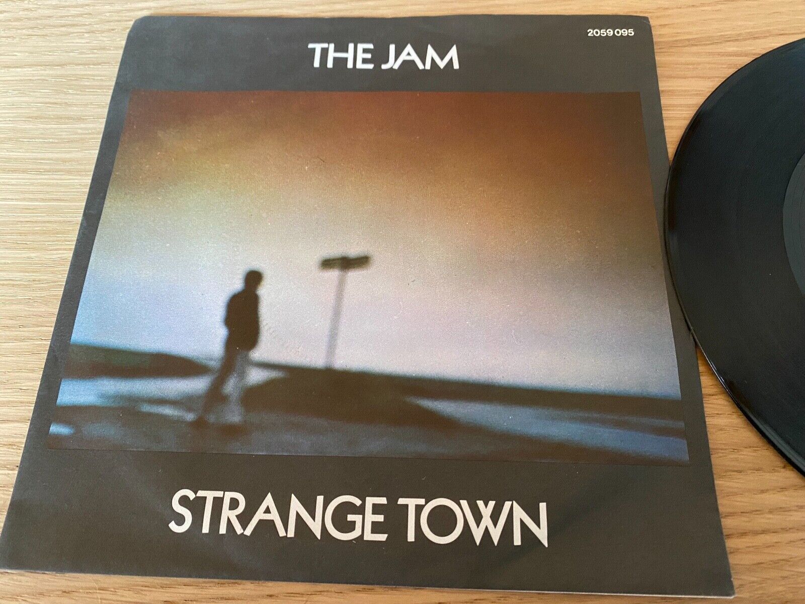 THE JAM / PAUL WELLER "STRANGE TOWN" 1979 POLYDOR RECORDS GERMAN 1 PRESSING 7"