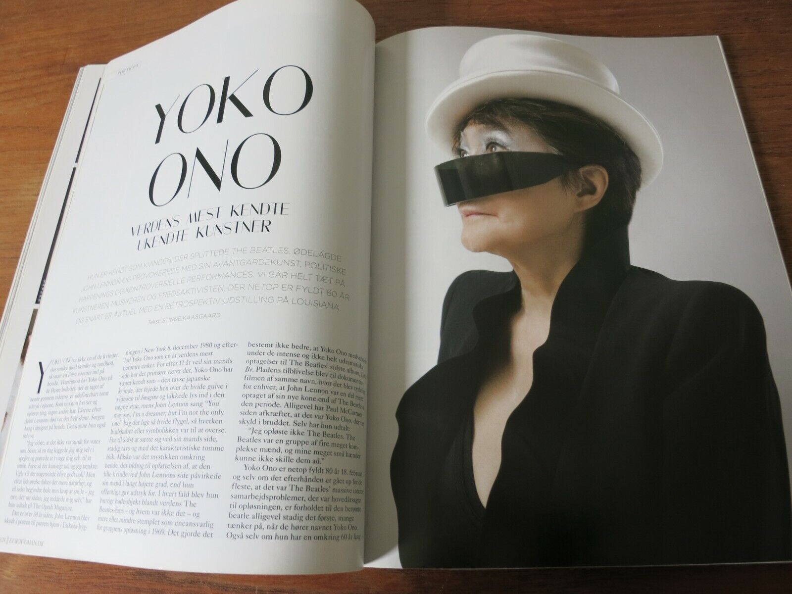 Magazin POPPY Cara DELEVINGNE Helena Christensen YOKO ONO Josephine Skriver Q119