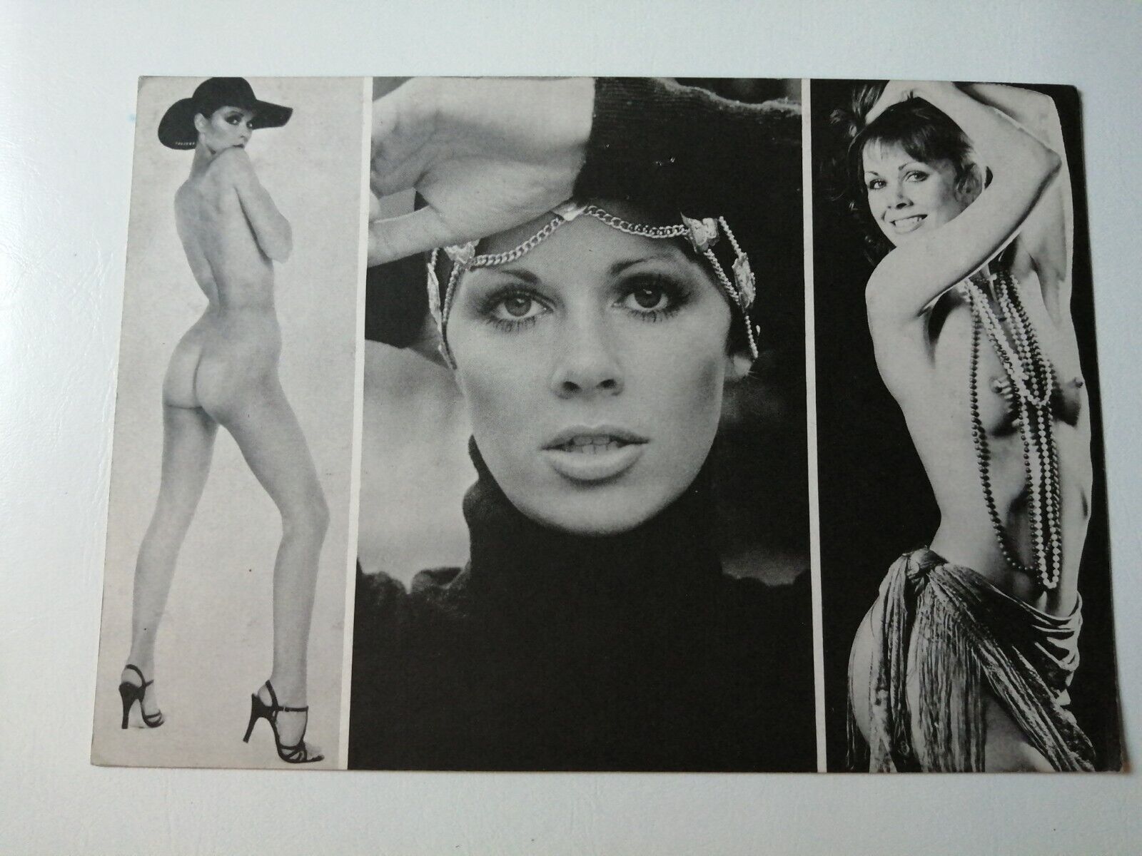 Vintage  English  model comp card from 1970s/1980sJoanie Allum