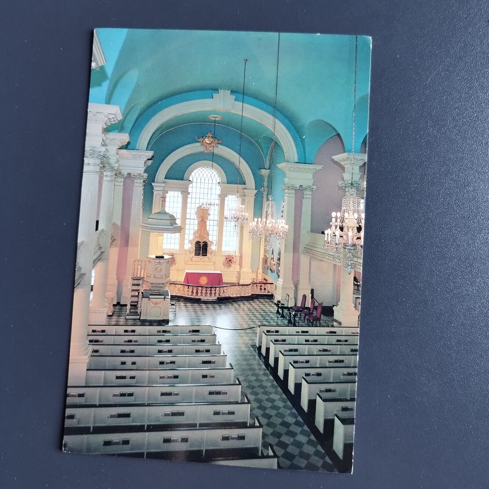 Postcard New York City Chancel StPaul's Chapel - 1960s Unposted