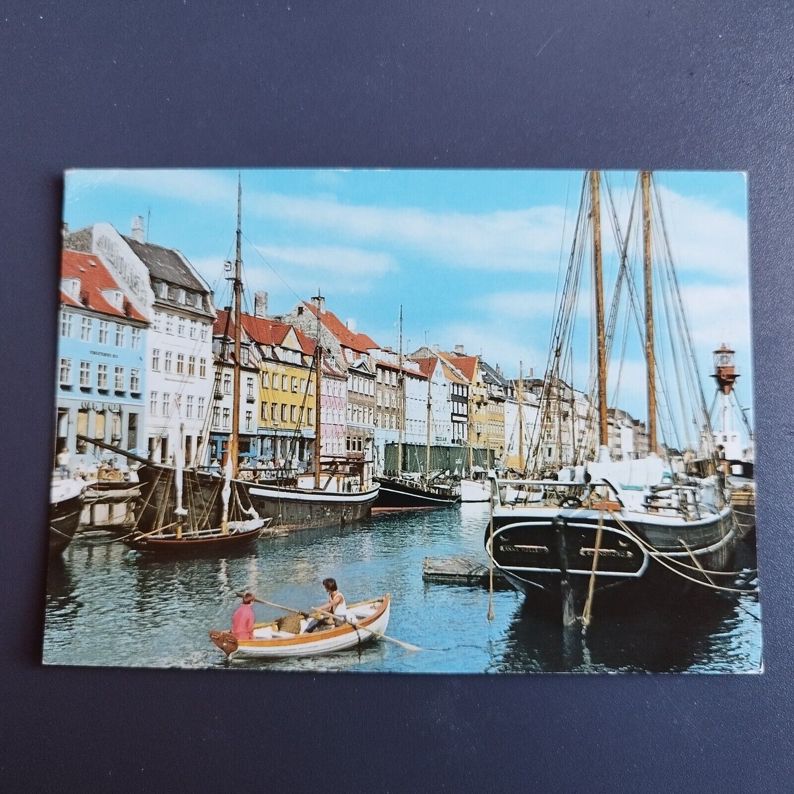 Denmark Copenhagen Nyhavn New HarborNeuer Hafen Posted 1985