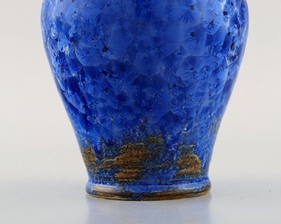 Eli Keller (b 1942) Sweden Unique vase in glazed stoneware 21st C