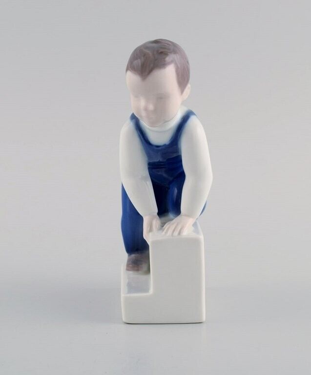 Claire Weiss for Bing  Grøndahl Porcelain figure Boy 1970s