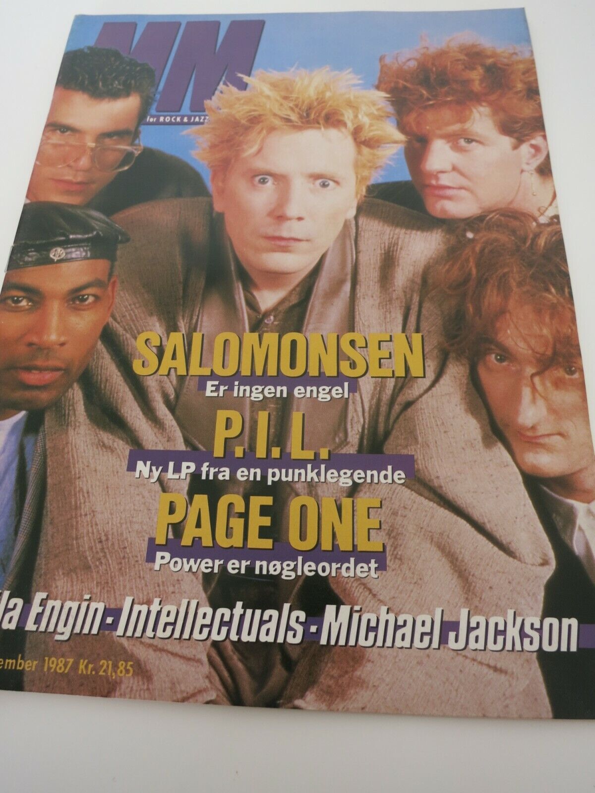 Magazine 1987 PUBLIC IMAGE Morrissey SANNE Johnny Rotten BOB DYLAN Beatles AB59