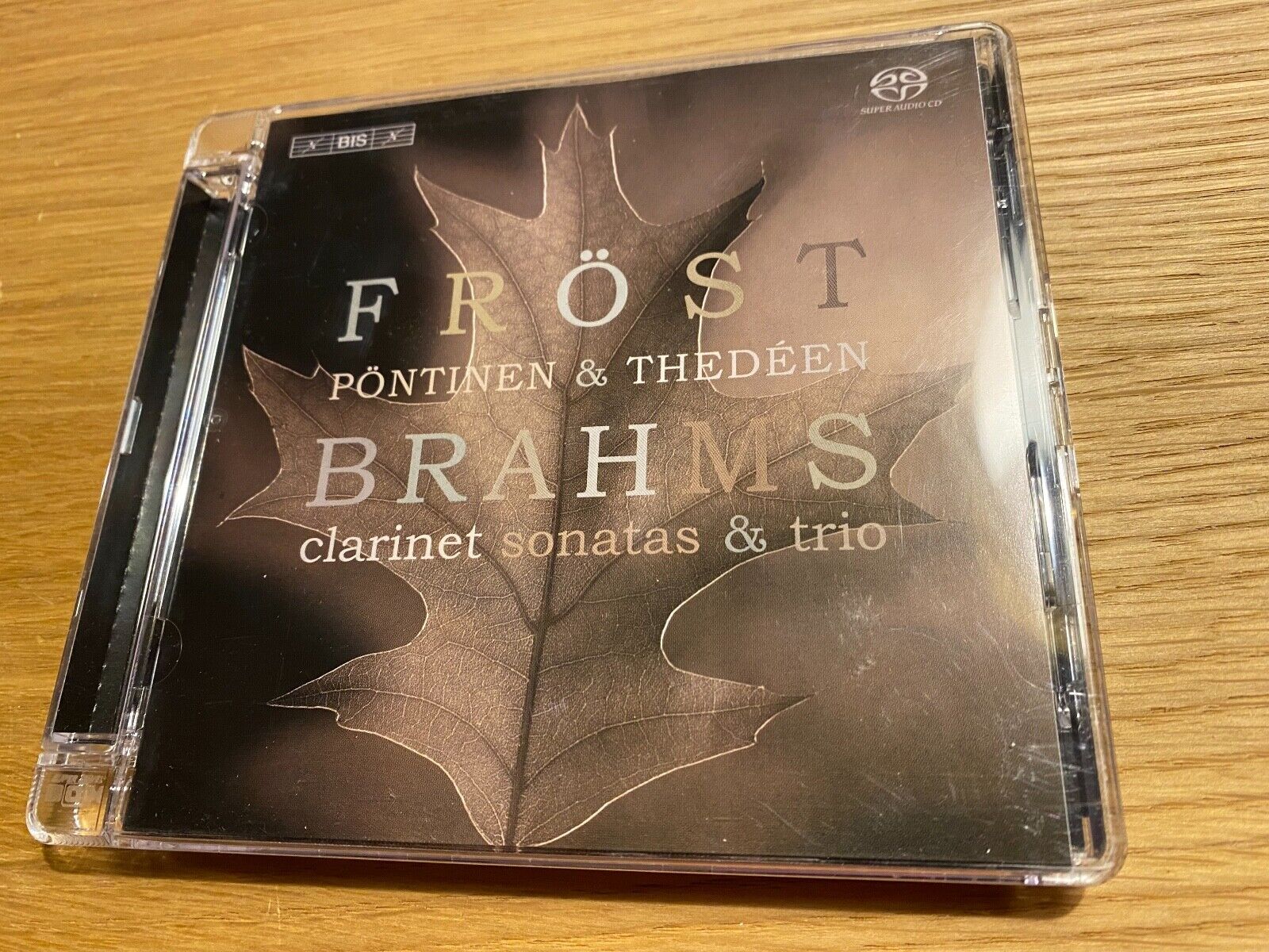 FRÔST PÔNTINEN  THEDÈEN BRAHMS SACD 2005 CD ALBUM 12 TRACK BIS RECORDS BIEM/NCB