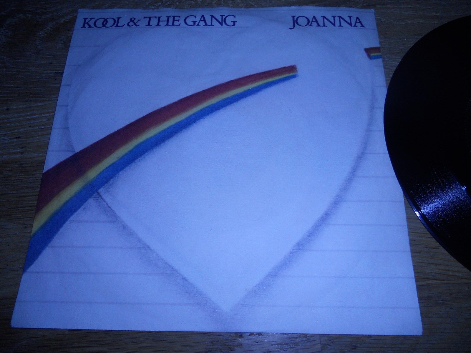 KOOL  THE GANG "JOANNA/PLACE FOR US" DE-LITE RECORDS 1983 MADE IN WEST GERMANY*