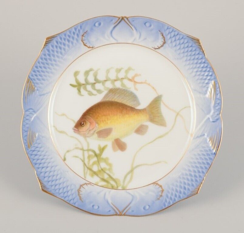 Royal Copenhagen Fauna Danica fish plate in porcelain Approx 1930s