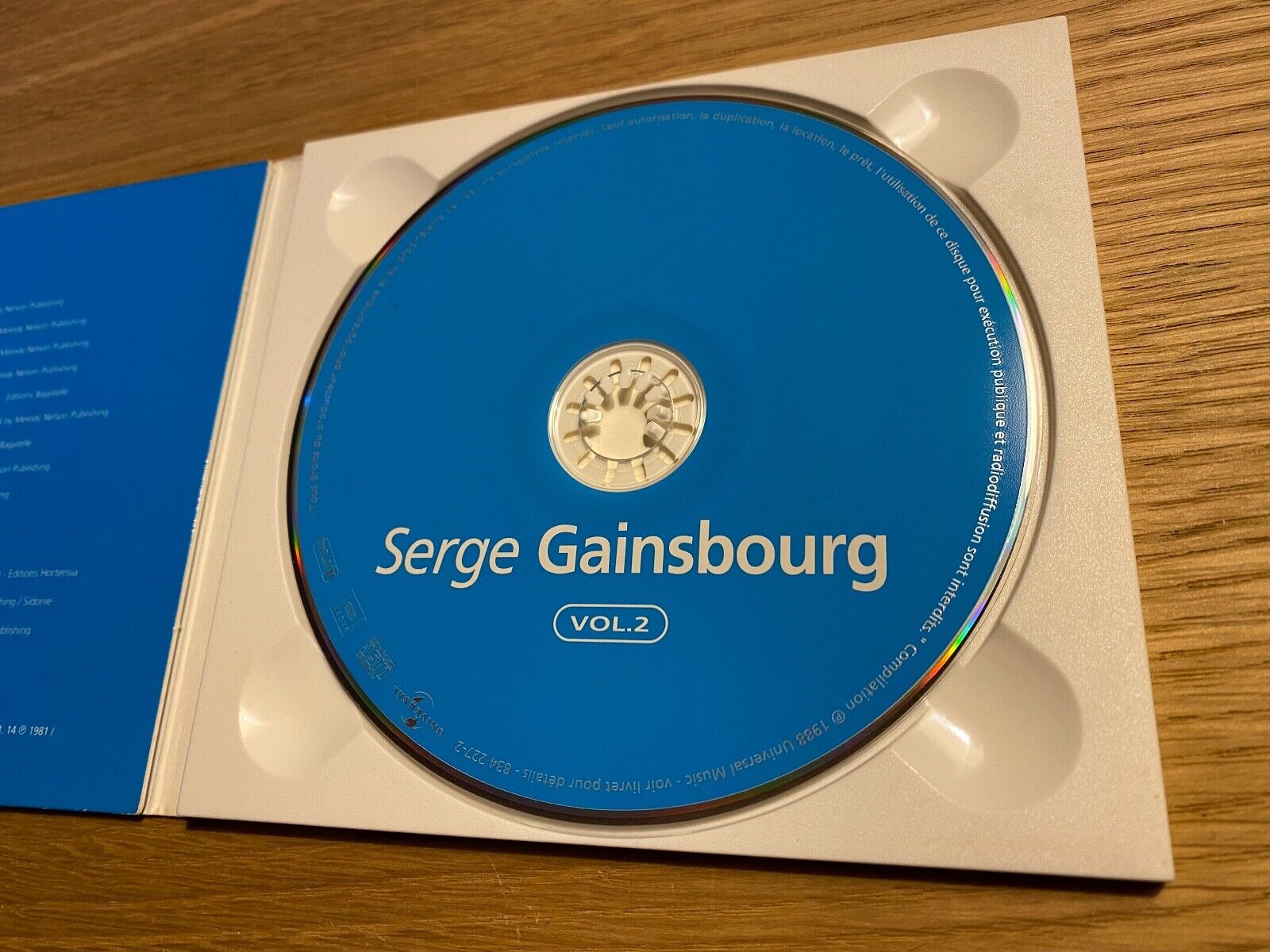 SERGE GAINSBOURG "VOL2" 1988 CD ALBUM 16 TRACKS UNIVERSAL MUSIC DIGIPAK FRANCE*