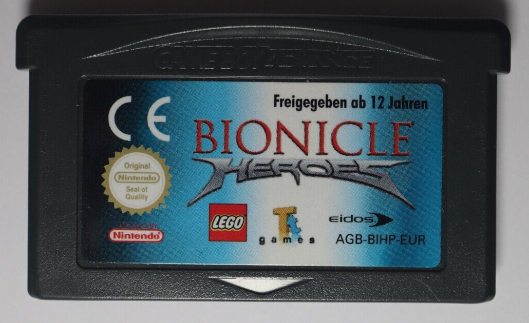 Bionicle Heroes Nintendo Game Boy Advance AGB-BIHP-EUR Cartridge Only