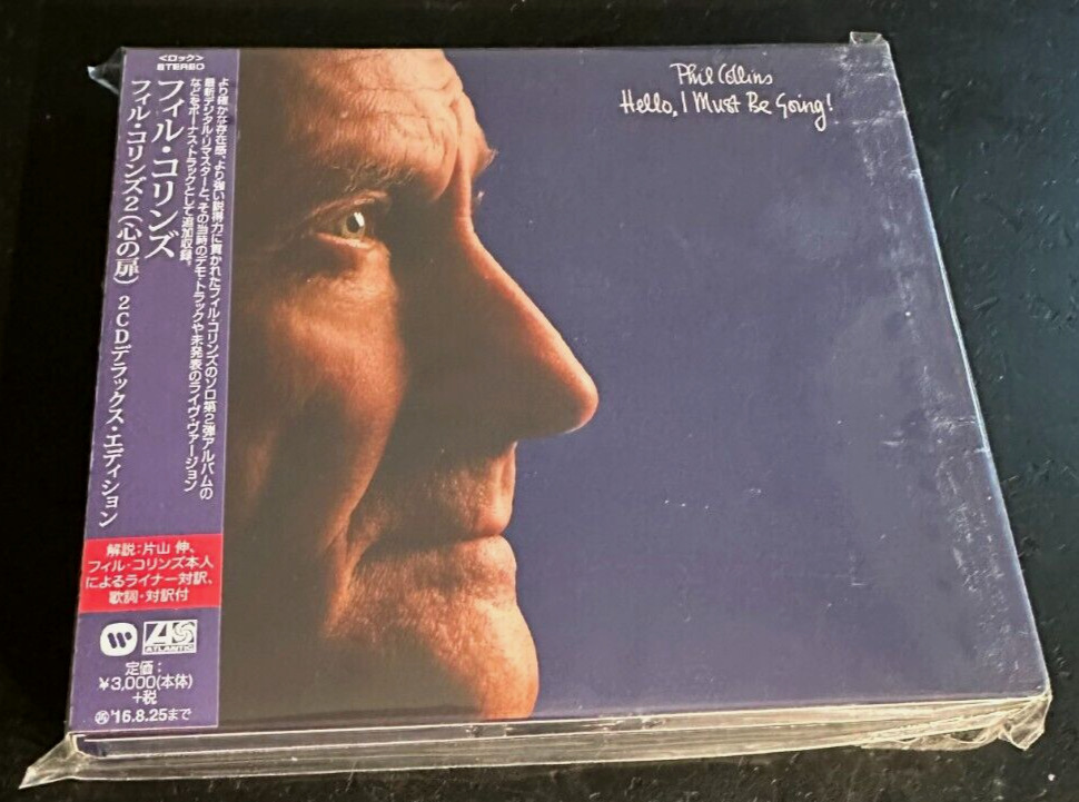 PHIL COLLINS ''HELLO, I MUST BE GOING!'' - JAPAN 2-CD - DELUXE EDITION - GENESIS