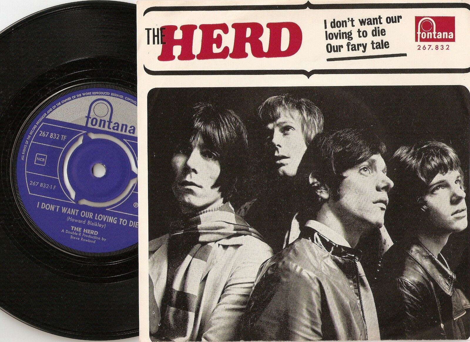 THE HERD I DON`T WANT OUR LOVING TO DIE NORWAY 45+PS 1968 MOD PSYCH FREAKBEAT