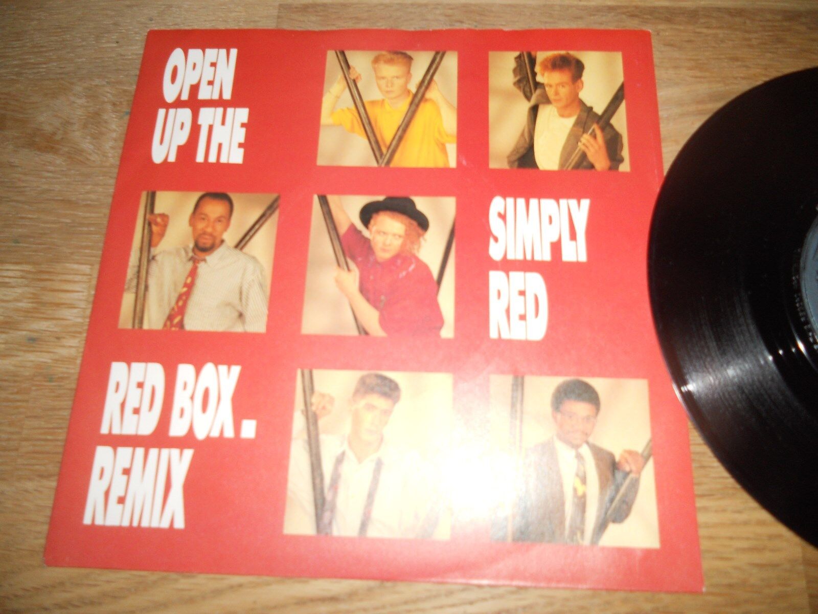 SIMPLY RED "OPEN UP THE RED BOX" REMIX "LOOK AT YOU NOW" 1986 WEA UK VINYL RARE