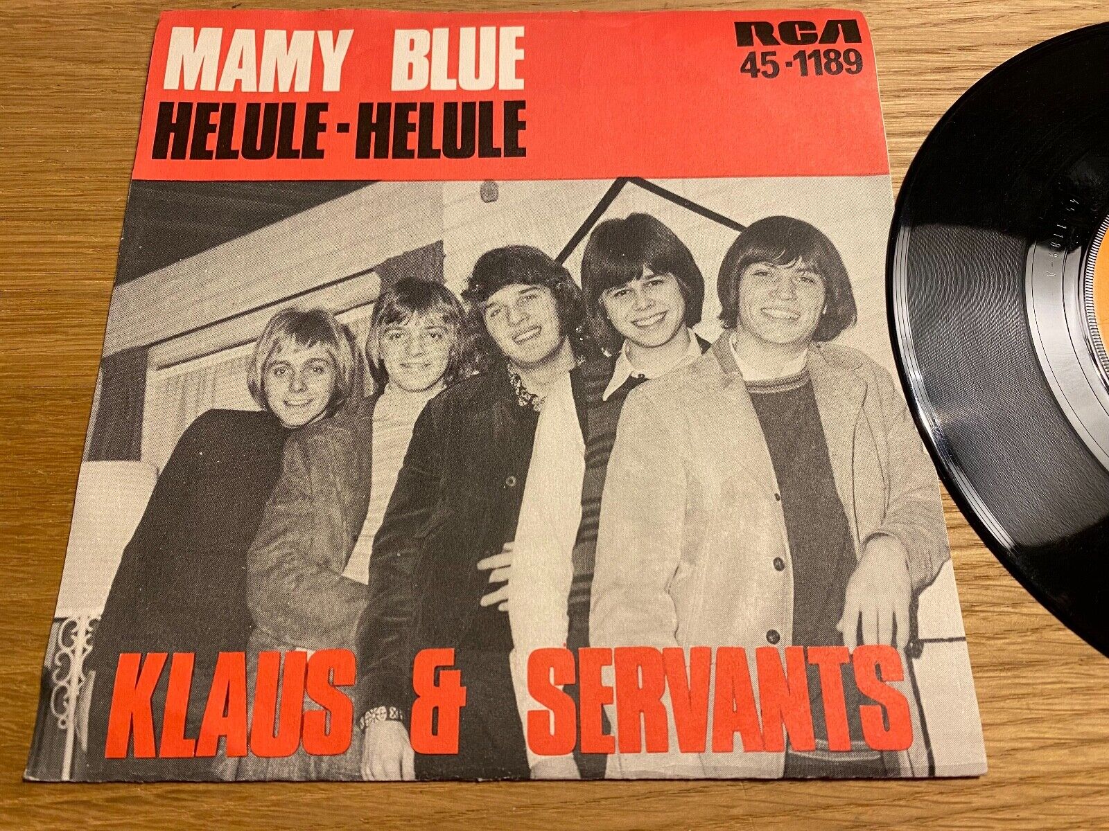 KLAUS  SERVANTS "MAMY BLUE/HELULE-HELULE" RCA VICTOR RECORDS 1971 DANISH PRESS*