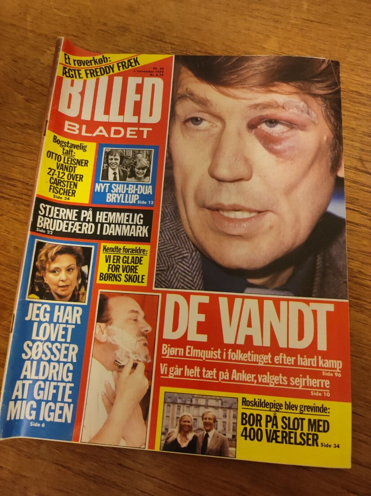 SHU-BI-DUA Brigitte Bardot FRANK SINATRA Joan Kennedy 1979 Danish Magazine BB111