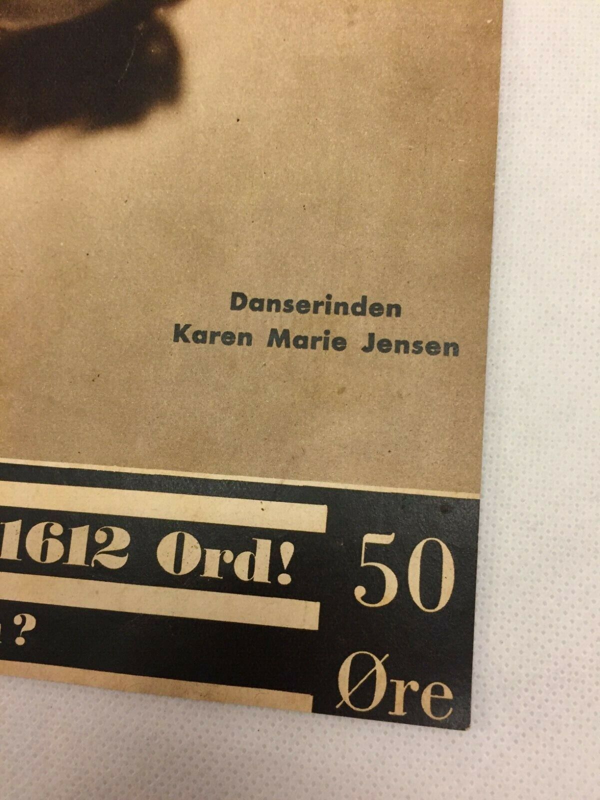 Karen Marie Jensen Complete Antique Vintage Danish Magazine 1935 Filmjournalen