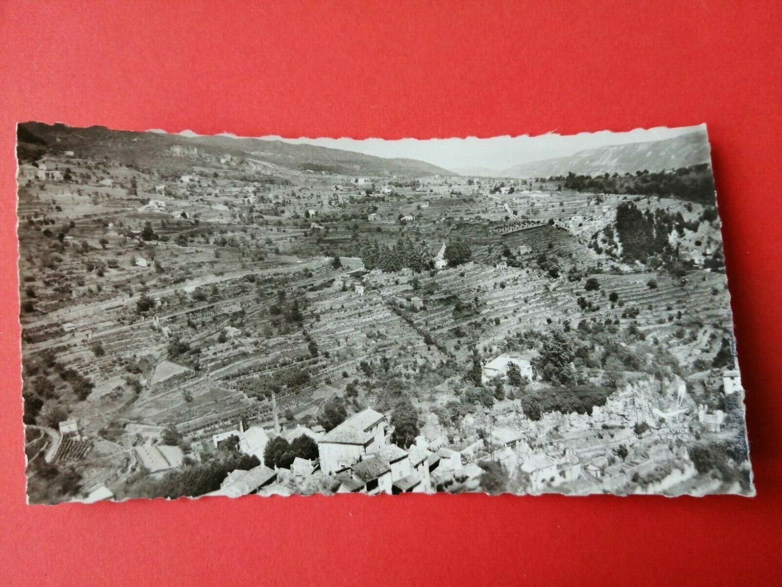 Vintage Postcard FranceCultures en terrasse dans la région de PRIVASArdèche