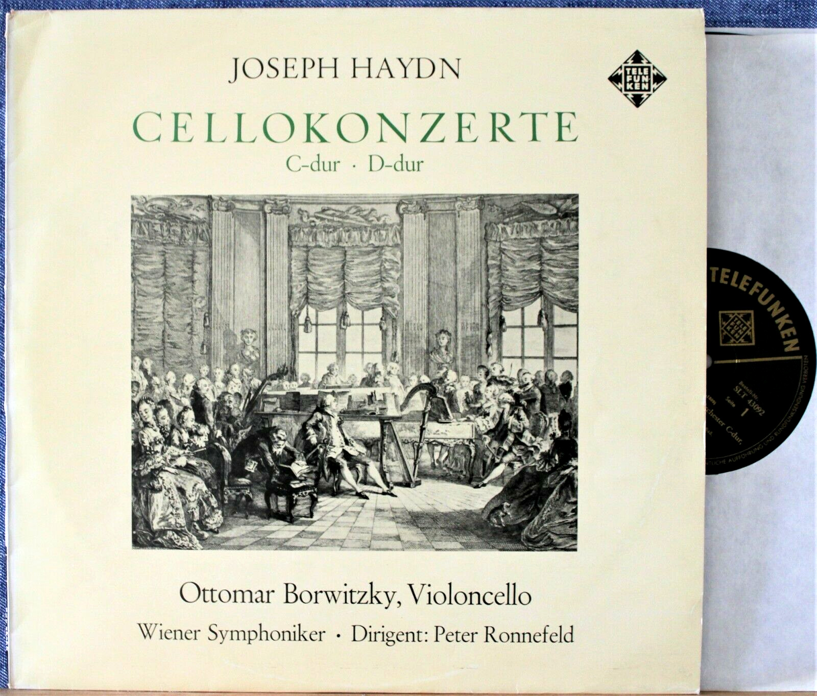 Borwitzky; Ronnefeld Haydn (Cello concertos) Tel SLT 43 092 NM