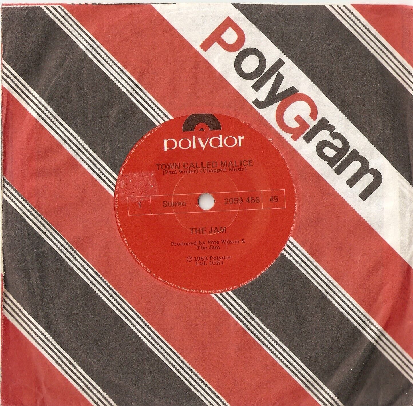 THE JAM TOWN CALLED MALICE  PRECIOUS NEW ZEALAND NZ 45+CS 1982 MOD REVIVAL SOUL