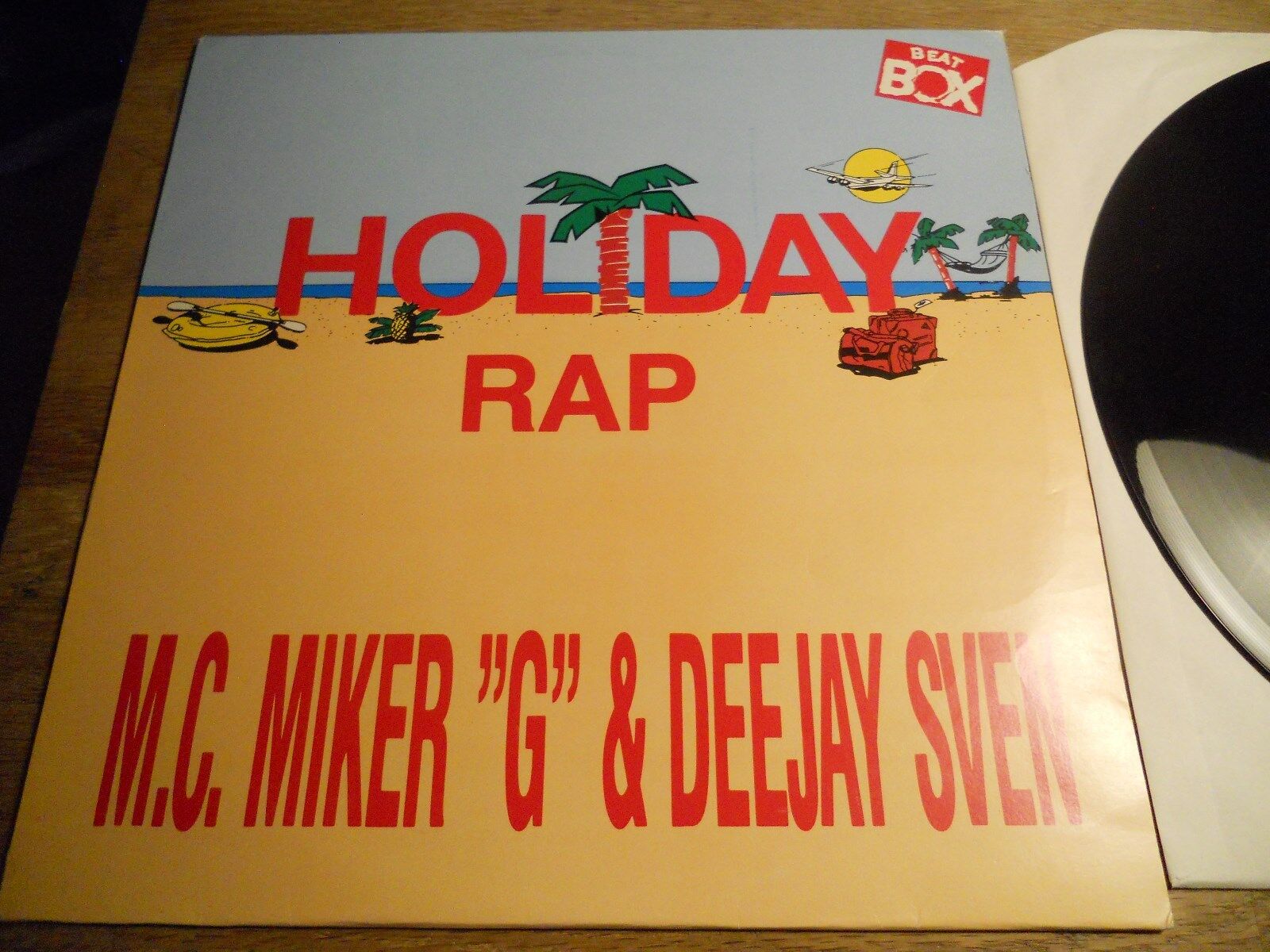 MC MIKER "G"  DEEJAY SVEN "HOLIDAY RAP" 1986 BEAT BOX NCB VINYL MAXI SINGLE**