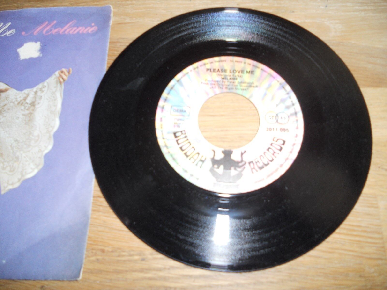 MELANIE "PLEASE LOVE ME" BUDDAH RECORDS WEST GERMAN PRESSING USED RARE GEMA SEE*