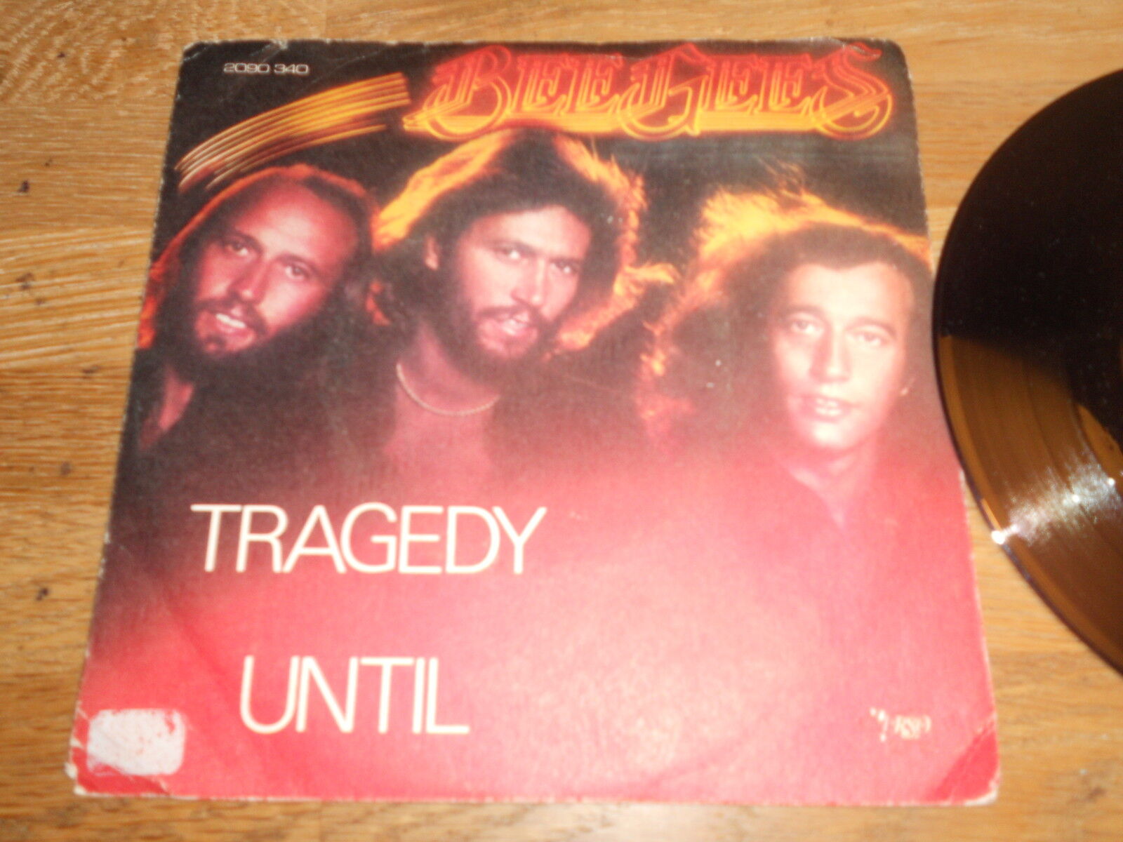 THE BEE GEES "TRAGEDY / UNTIL" NCB RSO RECORDS 1979 SCANDINAVIAN PRESSING RARE**