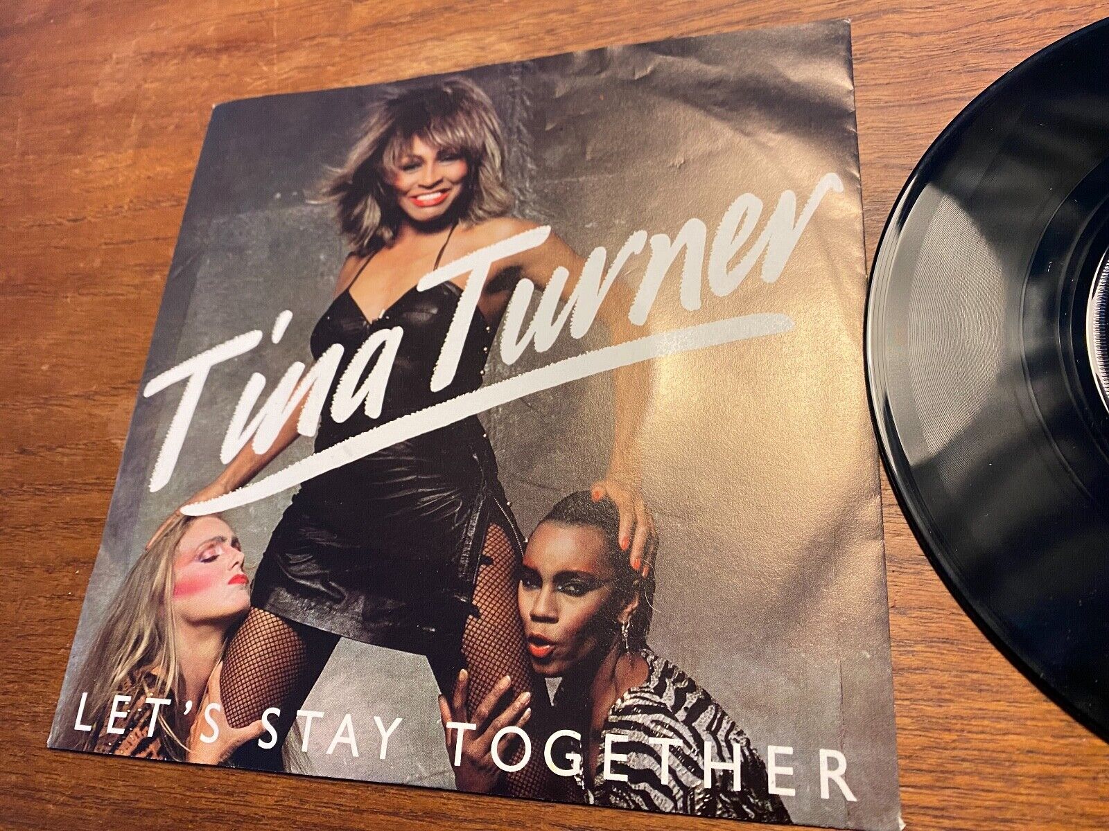 TINA TURNER "LET´S STAY TOGETHER / I WROTE A LETTER" 1983 CAPITOL RECORDS 7" OOP